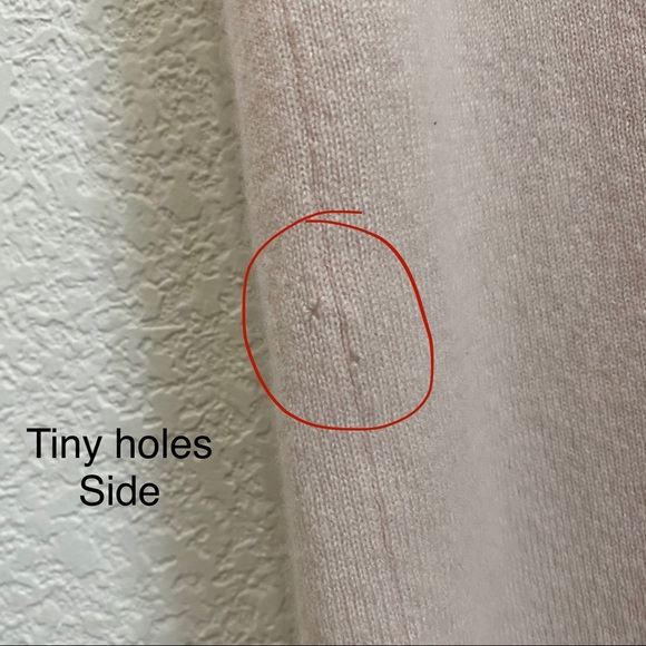 NWT Alexander McQueen Pale Pink Cashmere Cowl Neck Halter Back Sweater Size M - Picture 16 of 16